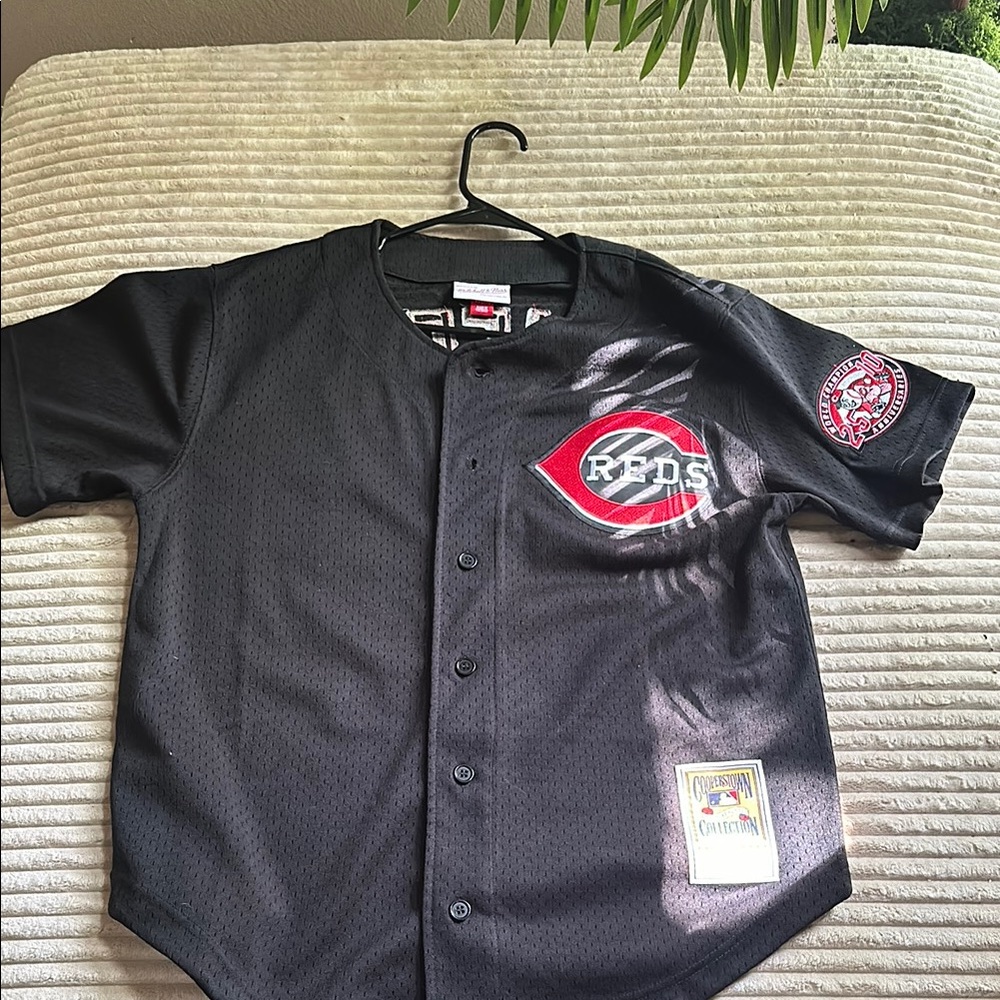 Black Cincinnati Reds Ken Griffey Sr. Jersey